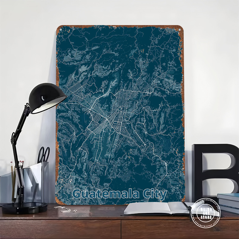 โปสเตอร์แผนที่เมืองกัวเตมาลา ท - Custom Map Poster บทวิจารณ์และราคา