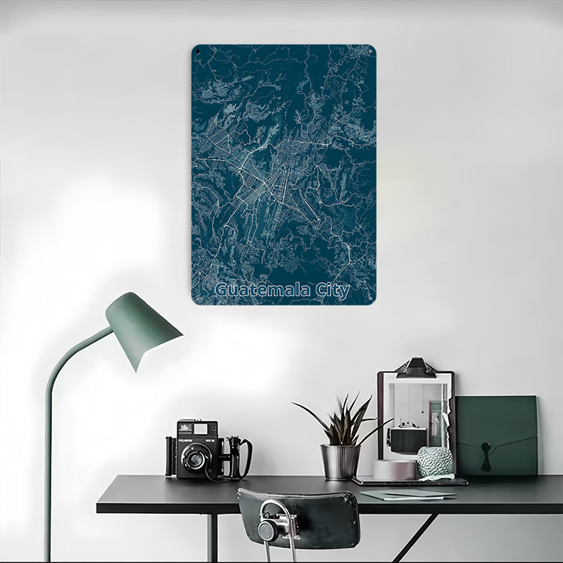 โปสเตอร์แผนที่เมืองกัวเตมาลา ท - Custom Map Poster บทวิจารณ์และราคา