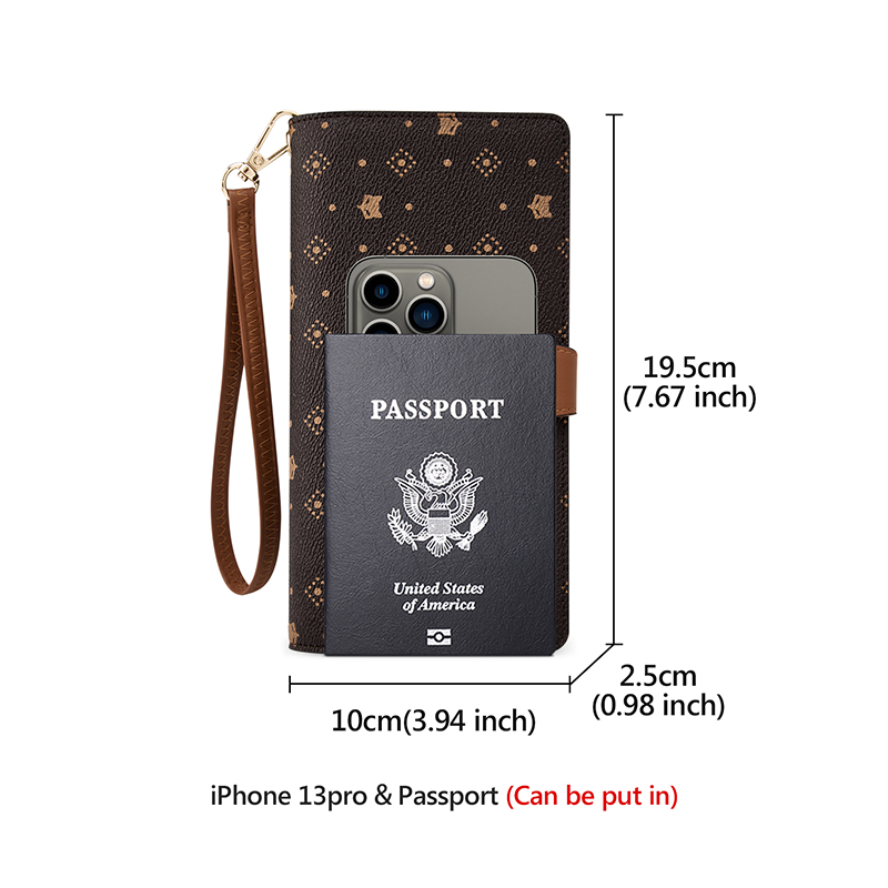 FOXER กระเป๋าสตางค์ใบยาวสำหรับ - Monogram Keychain Leather บทวิจารณ์และราคา