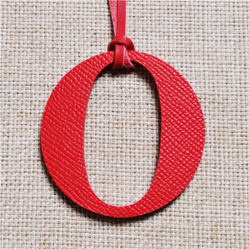 พวงกุญแจหนังแท้ธรรมชาติหรูหราส - Monogram Keychain Leather บทวิจารณ์และราคา
