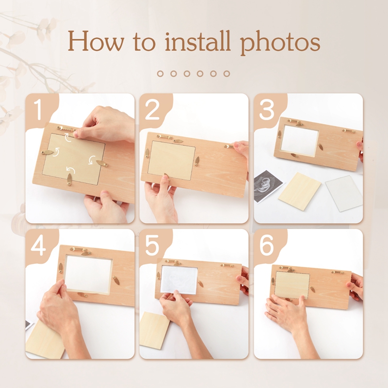 กรอบรูปโซโนแกรมสำหรับเด็กกรอบร - Engraved Wood Frame บทวิจารณ์และราคา