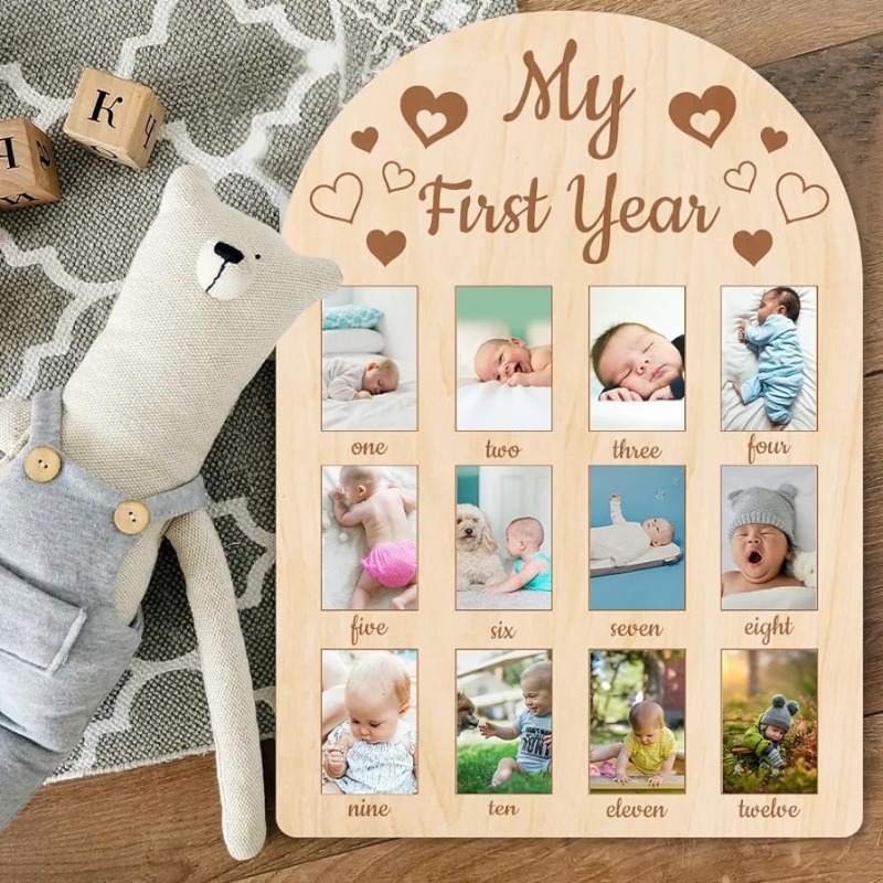 กรอบรูปที่ระลึกเด็กทารกไม้, ปฏ - Engraved Wood Frame บทวิจารณ์และราคา