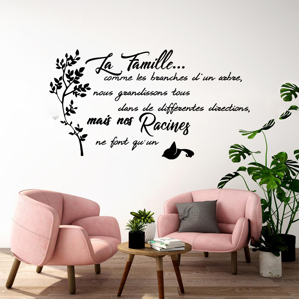 ภาษาฝรั่งเศสคําครอบครัว Tree B - Family Tree Print บทวิจารณ์และราคา