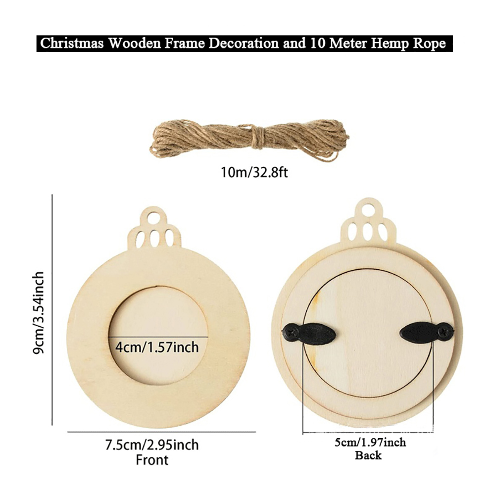 10 ชิ้นคริสต์มาสกรอบรูปเครื่อง - Engraved Wood Frame บทวิจารณ์และราคา