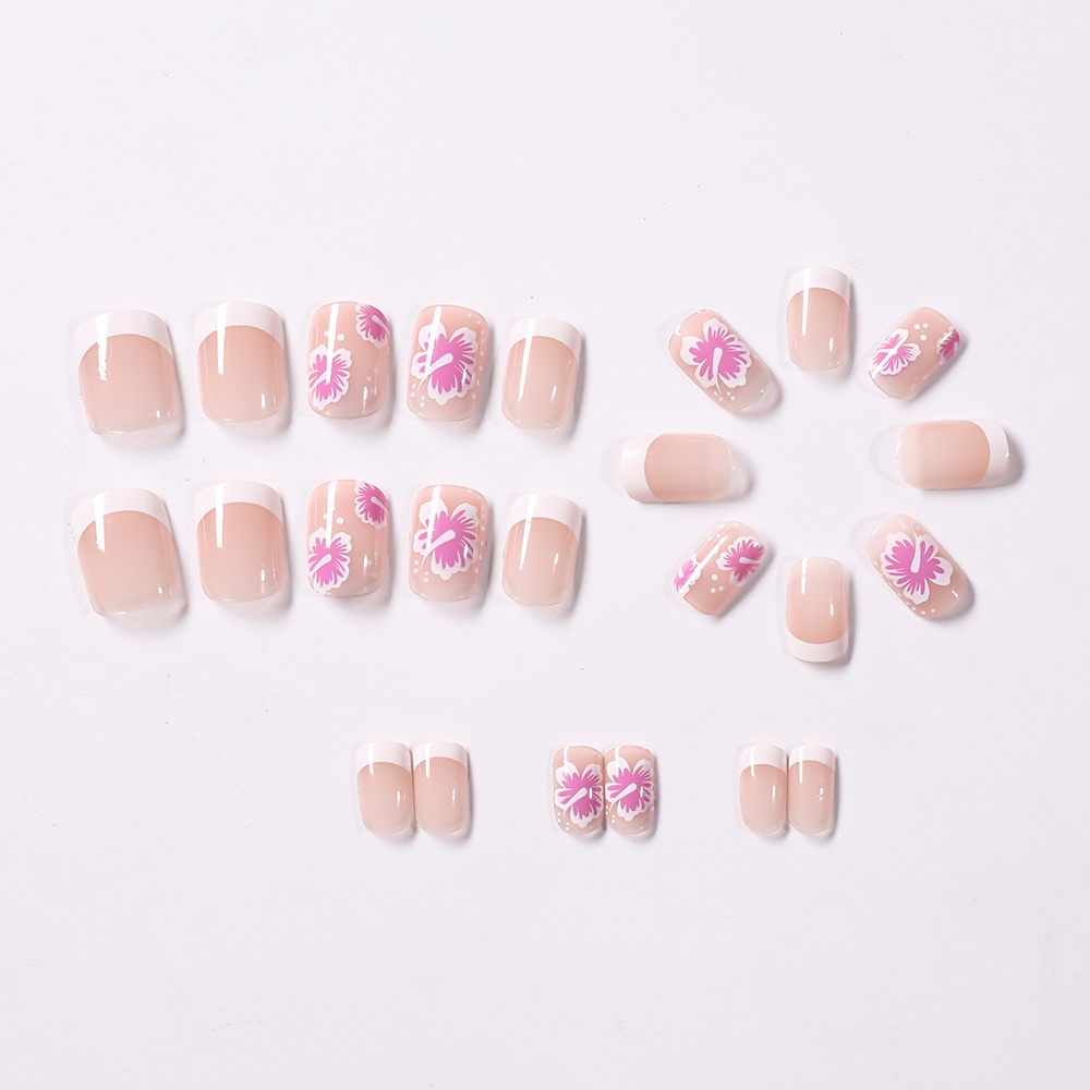 24 ชิ้นดอกไม้ฝรั่งเศสเล็บปลอมส - Pressed Flower Art บทวิจารณ์และราคา