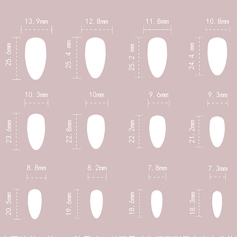 เล็บปลอมหรูหราแบบกดติดลายอัลมอ - Pressed Flower Art บทวิจารณ์และราคา